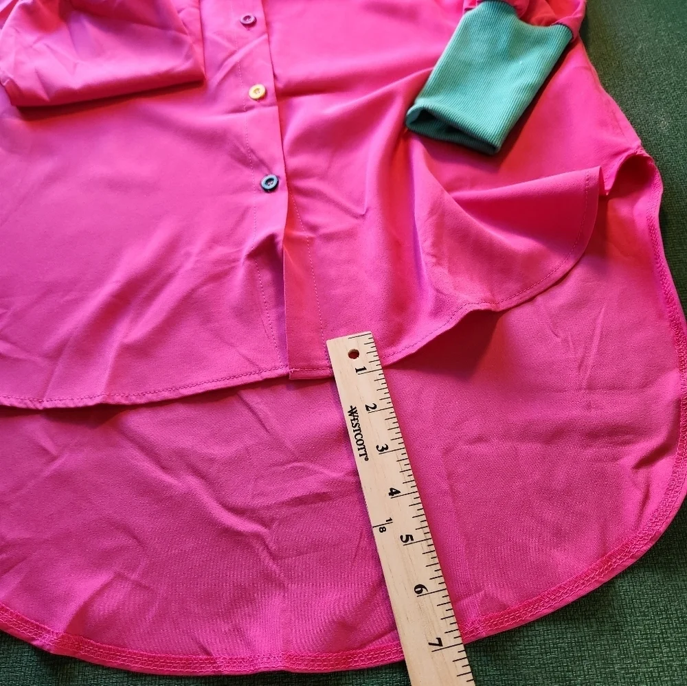 Baddie Varsity Shirt Pink - Size S - Picture 6 of 10